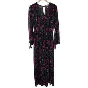 NWT Charlotte Russe Y2K Romper Dress Dark Floral Whimsigothic Fairy Grunge Goth